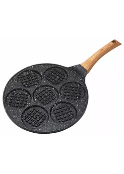 Patelnia do placuszków z powłoką marmurkową 26,5cm E8-W93 ze sklepu Edinos.pl w kategorii Naczynia - zdjęcie 173829414