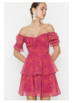 trendyol Sukienka w kolorze różowym ze sklepu Limango Polska w kategorii Sukienki - zdjęcie 173830421