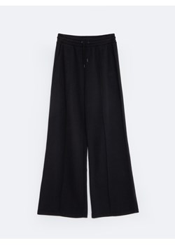 Spodnie damskie dresowe z szeroką nogawką czarne Chitasanap 906/ Chitasana 906 ze sklepu Big Star w kategorii Spodnie damskie - zdjęcie 173830862