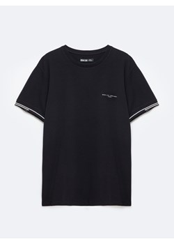 Koszulka męska bawełniana z logo BIG STAR czarna Wlader 906 ze sklepu Big Star w kategorii T-shirty męskie - zdjęcie 173831244