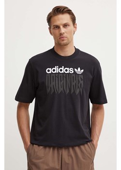 adidas Originals t-shirt bawełniany męski kolor czarny z nadrukiem IZ4831 ze sklepu ANSWEAR.com w kategorii T-shirty męskie - zdjęcie 173832542