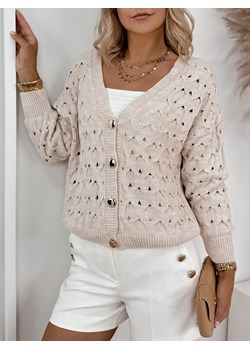 sweter manami beżowy one size ze sklepu UBRA w kategorii Swetry damskie - zdjęcie 173832802