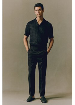 H & M - Spodnie garniturowe Skinny Fit - Czarny ze sklepu H&M w kategorii Spodnie męskie - zdjęcie 173833181
