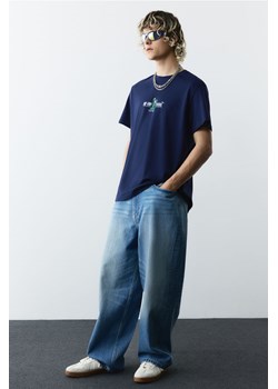 H & M - T-shirt Regular Fit - Niebieski ze sklepu H&M w kategorii T-shirty męskie - zdjęcie 173833182