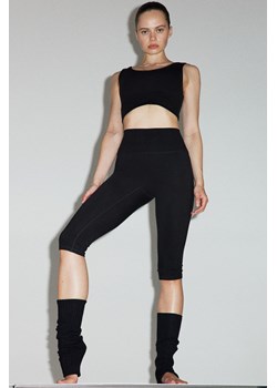 H & M - Sportowe legginsy capri DryMove - Czarny ze sklepu H&M w kategorii Spodnie damskie - zdjęcie 173833212