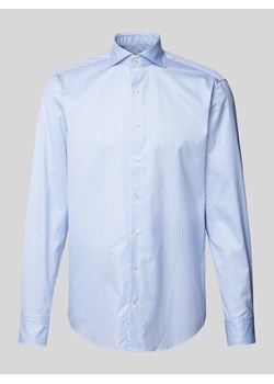 Koszula biznesowa o kroju slim fit z kołnierzykiem typu cutaway ze sklepu Peek&Cloppenburg  w kategorii Koszule męskie - zdjęcie 173833251