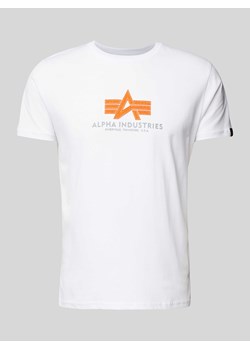 T-shirt z nadrukiem z logo ze sklepu Peek&Cloppenburg  w kategorii T-shirty męskie - zdjęcie 173833271