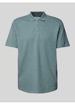 Koszulka polo o kroju regular fit z fakturowanym wzorem ze sklepu Peek&Cloppenburg  w kategorii T-shirty męskie - zdjęcie 173833301