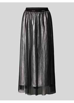 Długa spódnica z elastycznym pasem z logo ze sklepu Peek&Cloppenburg  w kategorii Spódnice - zdjęcie 173833393