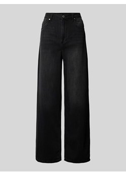 Jeansy o kroju baggy fit z szerokimi nogawkami i 5 kieszeniami ze sklepu Peek&Cloppenburg  w kategorii Jeansy damskie - zdjęcie 173833394