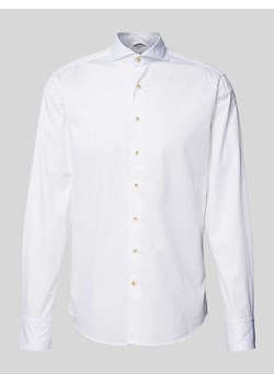 Koszula biznesowa o kroju regular fit z kołnierzykiem typu cutaway ze sklepu Peek&Cloppenburg  w kategorii Koszule męskie - zdjęcie 173833431