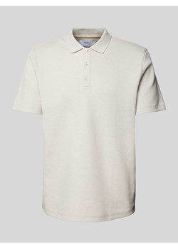 Koszulka polo o kroju regular fit z fakturowanym wzorem ze sklepu Peek&Cloppenburg  w kategorii T-shirty męskie - zdjęcie 173833521