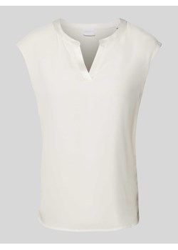 Top bluzkowy z kołnierzem z lamówką ze sklepu Peek&Cloppenburg  w kategorii Bluzki damskie - zdjęcie 173833583