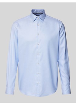 Koszula biznesowa o kroju regular fit z tkaniny two-ply z kołnierzykiem typu kent ze sklepu Peek&Cloppenburg  w kategorii Koszule męskie - zdjęcie 173833622
