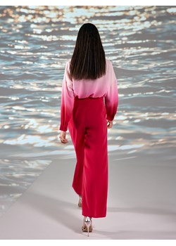 Mohito - Różowe spodnie z szeroką nogawką - mocny różowy ze sklepu Mohito w kategorii Spodnie damskie - zdjęcie 173836923