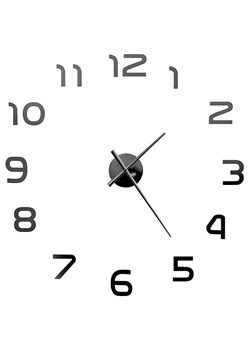 Nowoczesny wiszący czarny zegar 100 cm - Roraz 3X ze sklepu Edinos.pl w kategorii Zegary - zdjęcie 173837770