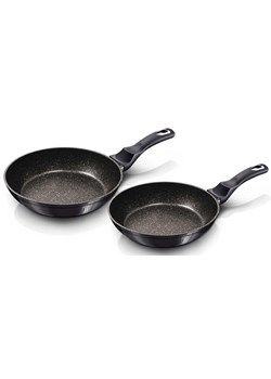Komplet 2 aluminiowych patelni R9-L80 ze sklepu Edinos.pl w kategorii Naczynia - zdjęcie 173838111