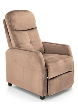 Beżowy rozkładany fotel wypoczynkowy - Amigos 3X ze sklepu Edinos.pl w kategorii Fotele - zdjęcie 173838224