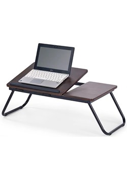 Regulowany stolik pod laptopa Lavix - ciemny orzech ze sklepu Edinos.pl w kategorii Brwi - zdjęcie 173839562