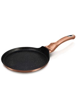 Aluminiowa złota patelnia do naleśników 28cm F0-H61 ze sklepu Edinos.pl w kategorii Naczynia - zdjęcie 173839962