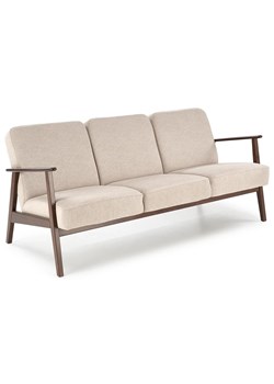 Beżowa trzyosobowa sofa w stylu vintage - Alexander 5X ze sklepu Edinos.pl w kategorii Sofy i kanapy - zdjęcie 173840023
