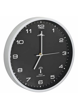 Klasyczny czarny zegar wiszący 31 cm Atix 6X ze sklepu Edinos.pl w kategorii Zegary - zdjęcie 173840052