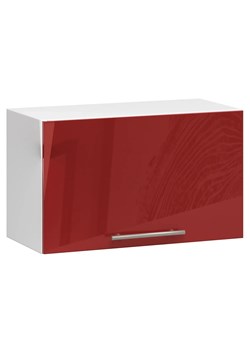 Czerwona górna szafka wisząca do kuchni - Cortez 12X ze sklepu Edinos.pl w kategorii Meble kuchenne - zdjęcie 173840092