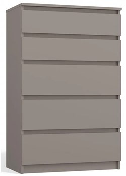 Wysoka komoda z 5 szufladami glina A6-T70 ze sklepu Edinos.pl w kategorii Komody - zdjęcie 173840190