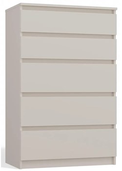Minimalistyczna Komoda Z 5 Szufladami Kaszmir T1-M68 ze sklepu Edinos.pl w kategorii Komody - zdjęcie 173840202
