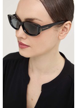 Michael Kors okulary przeciwsłoneczne ASHEVILLE damskie kolor czarny 0MK2210U ze sklepu ANSWEAR.com w kategorii Okulary przeciwsłoneczne damskie - zdjęcie 173840453