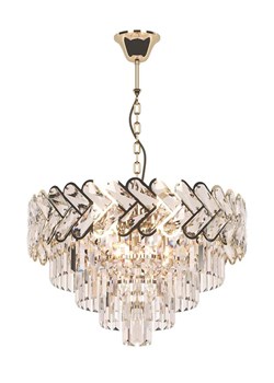 Złoty elegancki żyrandol w stylu glamour - 20X S881 S0-L13 ze sklepu Edinos.pl w kategorii Lampy wiszące - zdjęcie 173843511
