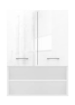 Szafka łazienkowa ścienna biały połysk - Faros 4X ze sklepu Edinos.pl w kategorii Szafki i regały łazienkowe - zdjęcie 173843512