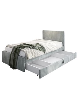 Popielate łóżko młodzieżowe Sorento 8X - 3 rozmiary ze sklepu Edinos.pl w kategorii Łóżka i materace - zdjęcie 173843730
