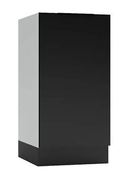 Czarna dolna szafka kuchenna 40 cm - Carbon 6X ze sklepu Edinos.pl w kategorii Meble kuchenne - zdjęcie 173843804