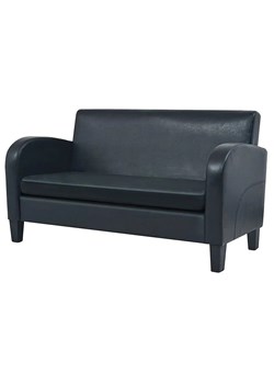Dwuosobowa sofa Atlas 2X - czarna ze sklepu Edinos.pl w kategorii Sofy i kanapy - zdjęcie 173843824