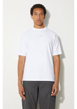 Drôle de Monsieur t-shirt bawełniany Slogan Classique męski kolor biały z nadrukiem PERM-TS202-CO002-OPW ze sklepu ANSWEAR.com w kategorii T-shirty męskie - zdjęcie 173844581