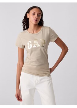 GAP Koszulka w kolorze beżowym ze sklepu Limango Polska w kategorii Bluzki damskie - zdjęcie 173844922