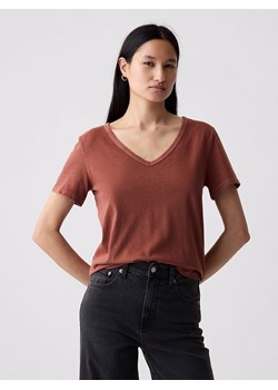GAP Koszulka w kolorze brązowym ze sklepu Limango Polska w kategorii Bluzki damskie - zdjęcie 173844954