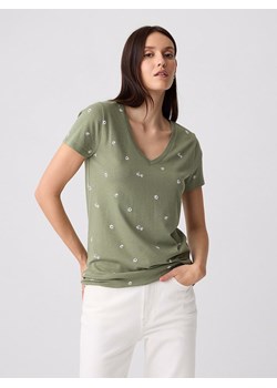 GAP Koszulka w kolorze zielonym ze sklepu Limango Polska w kategorii Bluzki damskie - zdjęcie 173844960