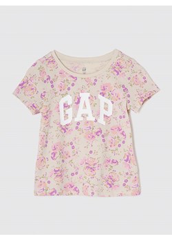 GAP Koszulka w kolorze kremowo-fioletowym ze sklepu Limango Polska w kategorii Bluzki dziewczęce - zdjęcie 173845060