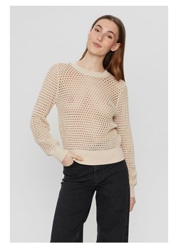 NÜMPH Sweter &quot;Sunny&quot; w kolorze beżowym ze sklepu Limango Polska w kategorii Swetry damskie - zdjęcie 173845312
