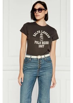 POLO RALPH LAUREN T-shirt | Slim Fit ze sklepu Gomez Fashion Store w kategorii Bluzki damskie - zdjęcie 173848040