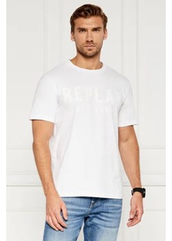Replay T-shirt | Regular Fit ze sklepu Gomez Fashion Store w kategorii T-shirty męskie - zdjęcie 173848060