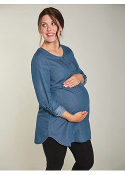 Frugi Tunika ciążowa w kolorze błękitnym ze sklepu Limango Polska w kategorii Bluzki ciążowe - zdjęcie 173849664