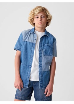 GAP Koszula dżinsowa w kolorze niebieskim ze sklepu Limango Polska w kategorii Koszule chłopięce - zdjęcie 173849960
