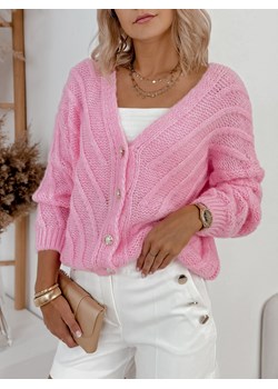 sweter noriko różowy one size ze sklepu UBRA w kategorii Swetry damskie - zdjęcie 173850890