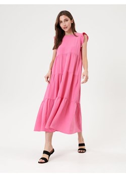 Sinsay - Sukienka maxi z ozdobnym tyłem - różowy ze sklepu Sinsay w kategorii Sukienki - zdjęcie 173851010