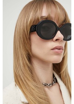 Dolce &amp; Gabbana okulary przeciwsłoneczne damskie kolor czarny 0DG4448 ze sklepu ANSWEAR.com w kategorii Okulary przeciwsłoneczne damskie - zdjęcie 173851454