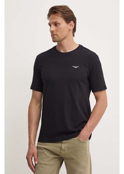 Marc O&apos;Polo t-shirt bawełniany DENIM męski kolor czarny gładki B61202151060 ze sklepu ANSWEAR.com w kategorii T-shirty męskie - zdjęcie 173851540