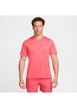 Męska koszulka z krótkim rękawem do biegania Dri-FIT Nike Rise 365 - Różowy ze sklepu Nike poland w kategorii T-shirty męskie - zdjęcie 173852380